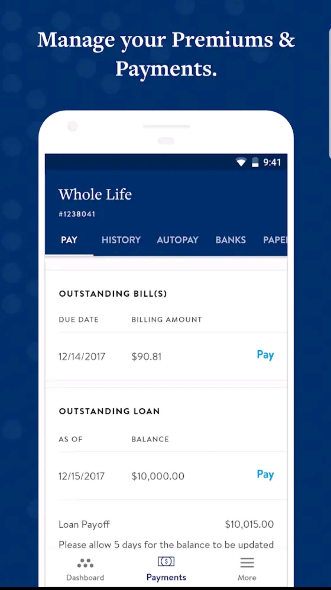 MassMutual mobile app