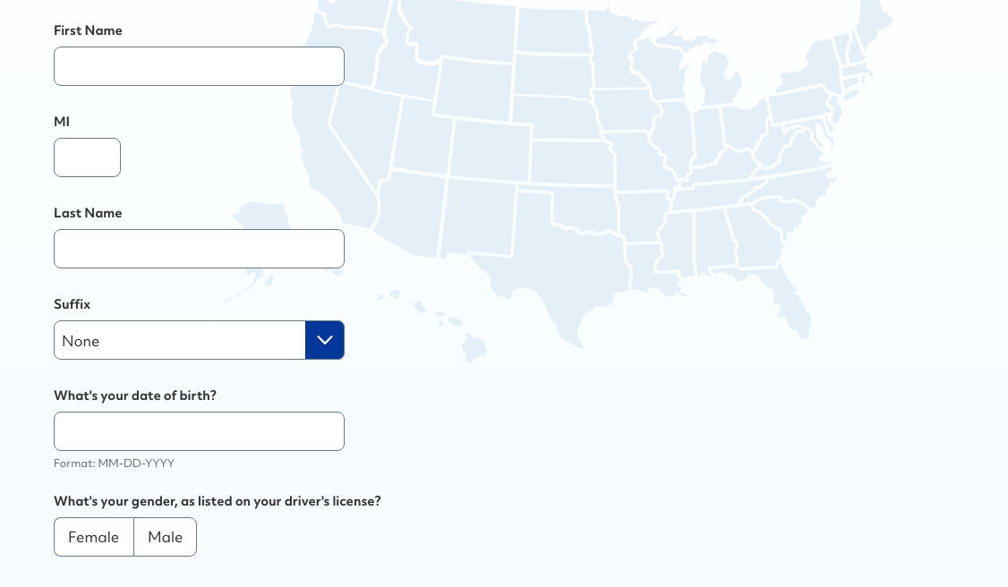 Allstate name and date of birth