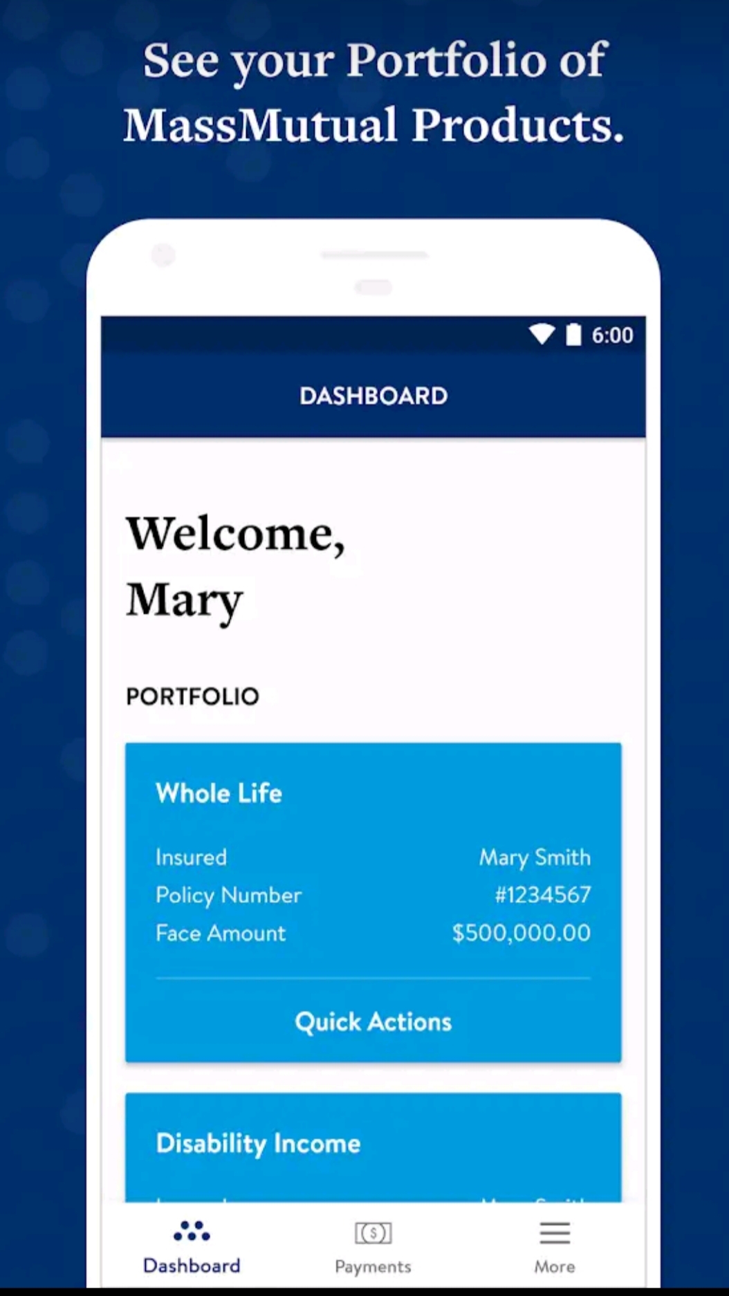 MassMutual mobile app